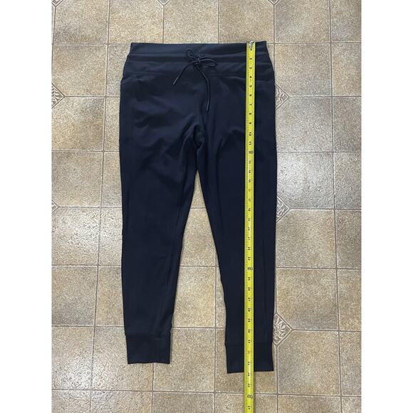 Spyder Active Womens Large Legging Black Joggers Side Pockets Drawstring Casual - Picture 5 of 10